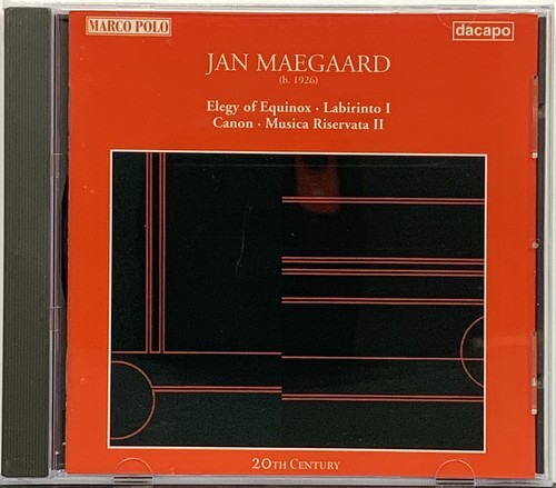 Jan maegaard elegy - jan, of