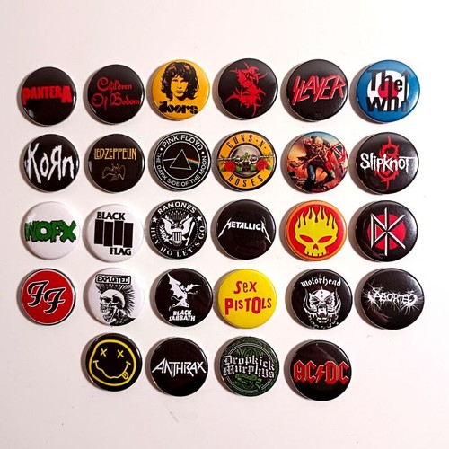 Spille pins metal punk - 28, rock