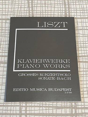 Liszt piano solo sheet music - solo,