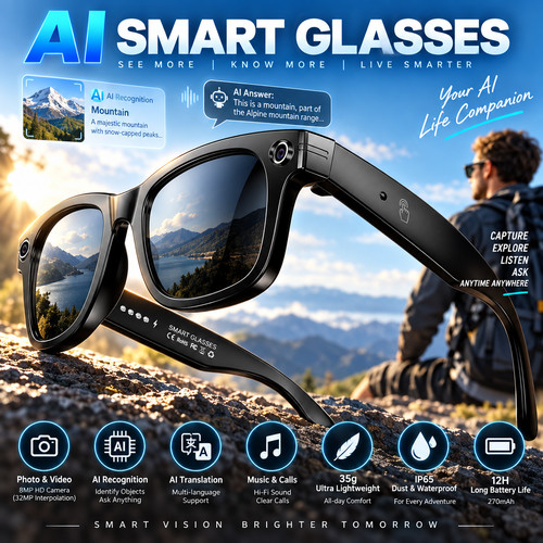 Lentes inteligentes camara - lentes,
