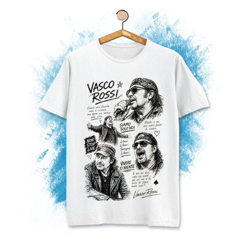 Shirt maglia vasco rossi - t-shirt,