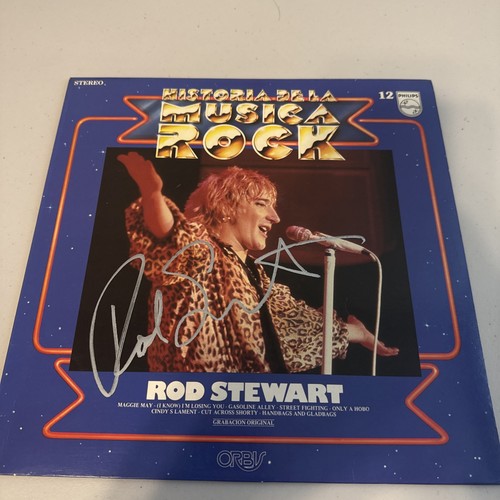 Rod stewart autographed - stewart,