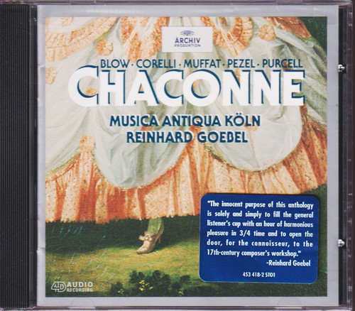 Chaconne reinhard goebel - chaconne:,