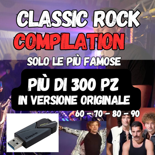 Pendrive con musica rock - pendrive,