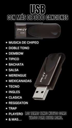 Chuchero usb musicas flav y - musicas,
